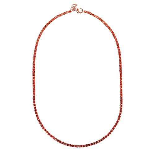 Bronzallure Collana Tennis con Cubic Zirconia Effetto dégradé