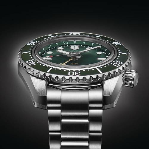 Orologio da Uomo Seiko Automatico GMT Verde