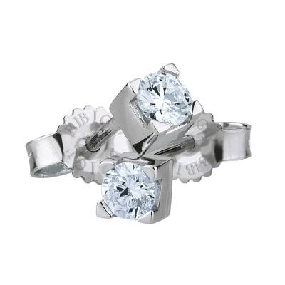 Bibigì Orecchini Punto Luce con Griffe 0.08 ct