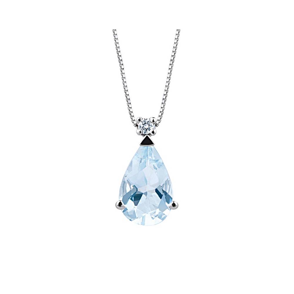 Bibigì Collana con Acquamarina a Goccia 0.36 ct