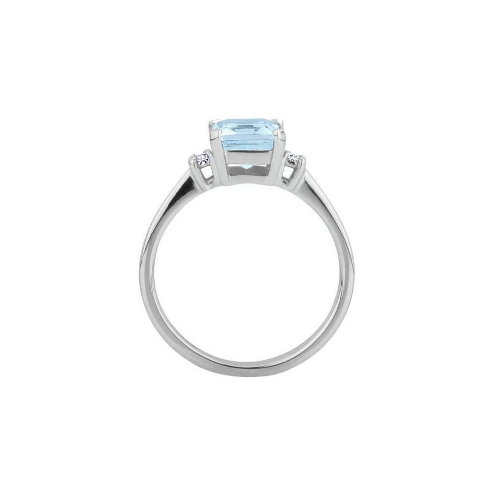 Bibigì Anello con Acquamarina Taglio Smeraldo 0.16 ct