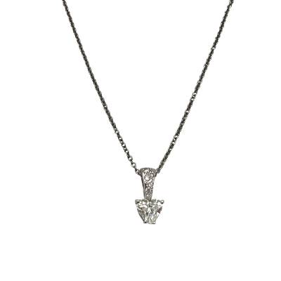 Bibigì Collana con Diamante taglio Cuore 0.50 ct