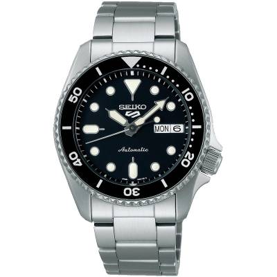 Orologio da Uomo Seiko 5 Sports SRPK29K1 Automatico Nero 38 mm