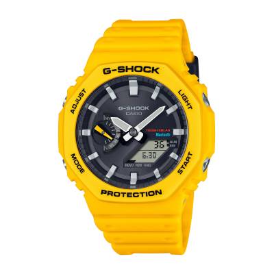 Orologio G-Shock Giallo con Cassa Ottagonale e Quadrante Nero