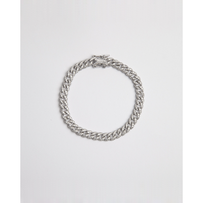 Nove25 Bracciale Groumetta con Zirconia Cubica