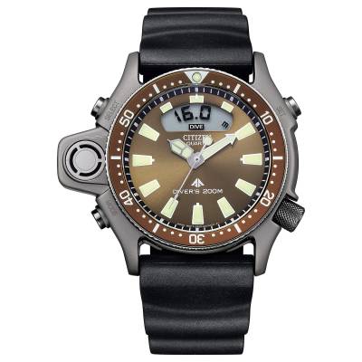 Orologio Citizen Aqualand Limited Edition con Quadrante Marrone