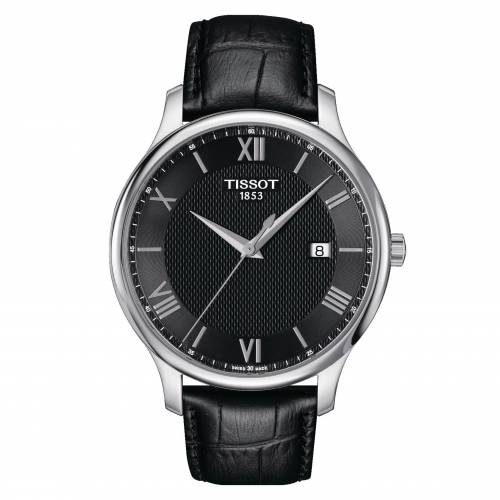 Tissot tradition nero con numeri romani