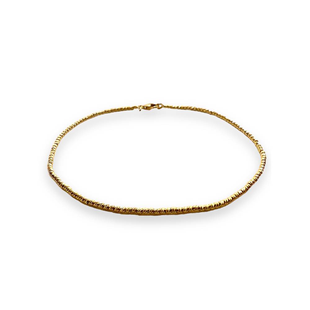 Bracciale in Oro Giallo 18 kt con Sfere Diamantate