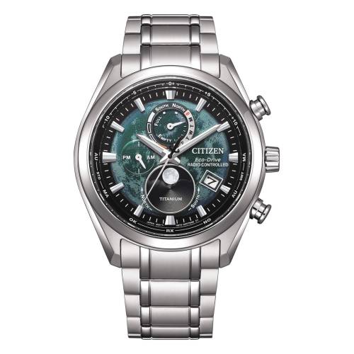 Orologio Citizen Moonphase SuperTitanio con Quadrante Verde