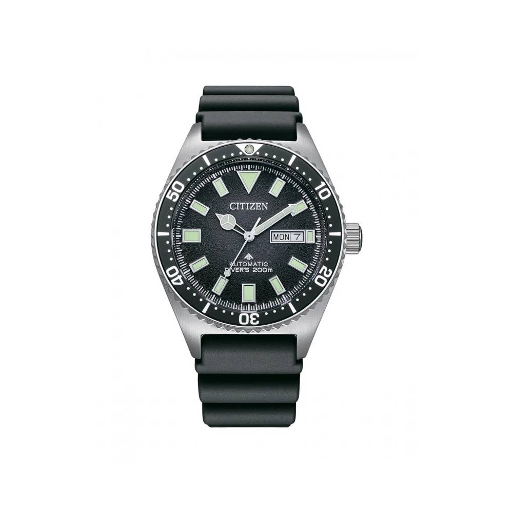 Orologio Citizen Promaster Diver 200 Automatico Nero con Cinturino in Gomma