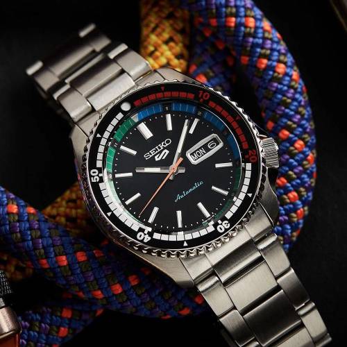 Orologio da uomo Seiko 5 Sports Style Special Edition con Quadrante Nero