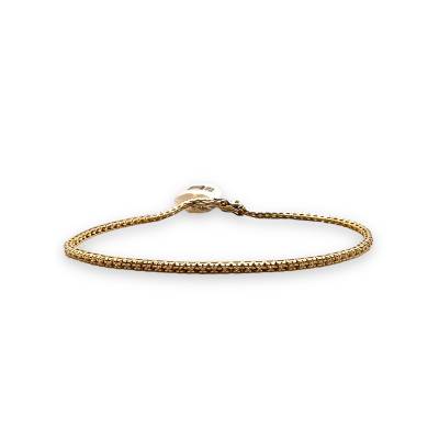 Bracciale Tennis Davite&Delucchi in oro giallo 18 kt con Diamanti naturali ct.0,35