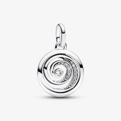 Charm Medallion Gratitude Spiral Pandora ME