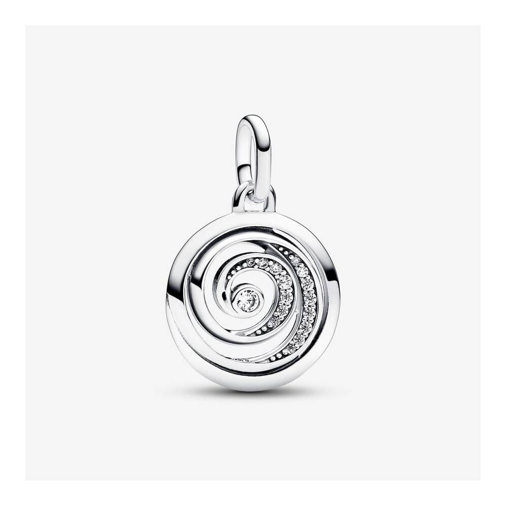 Charm Medallion Gratitude Spiral Pandora ME