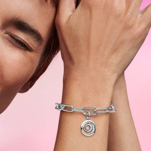 Charm Medallion Gratitude Spiral Pandora ME