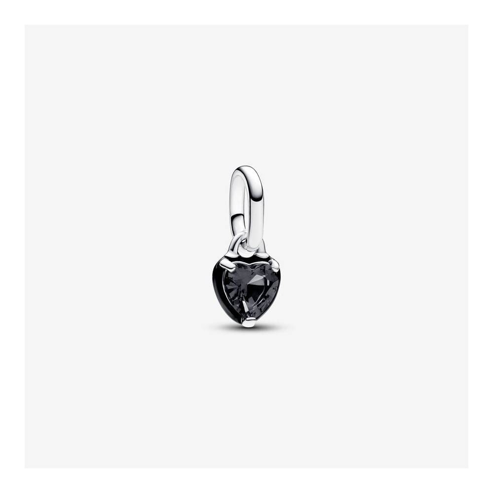 Charm Mini Pendente Black Chakra Heart Pandora ME