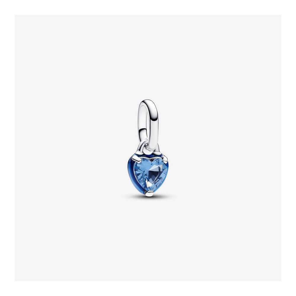 Charm Mini Pendente Blue Chakra Heart Pandora ME