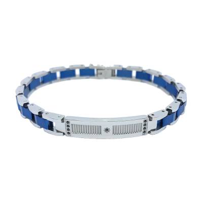 Bracciale Zancan in Acciaio con Spinelli – Hiteck