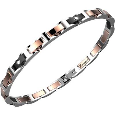 Bracciale Zancan in Acciaio e PVD Oro Rosa