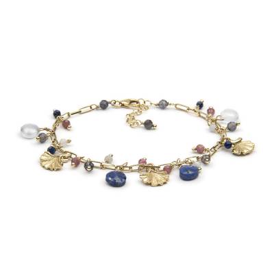 ISHWARA BRACCIALE SS0418BR/BL IOLITE