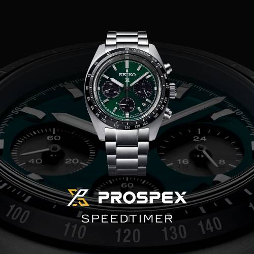 Orologio Seiko da Uomo Solar Crongrafo con Quadrante Verde