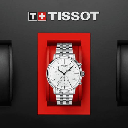 Tissot Carson Premium Cronografo quadrante Bianco