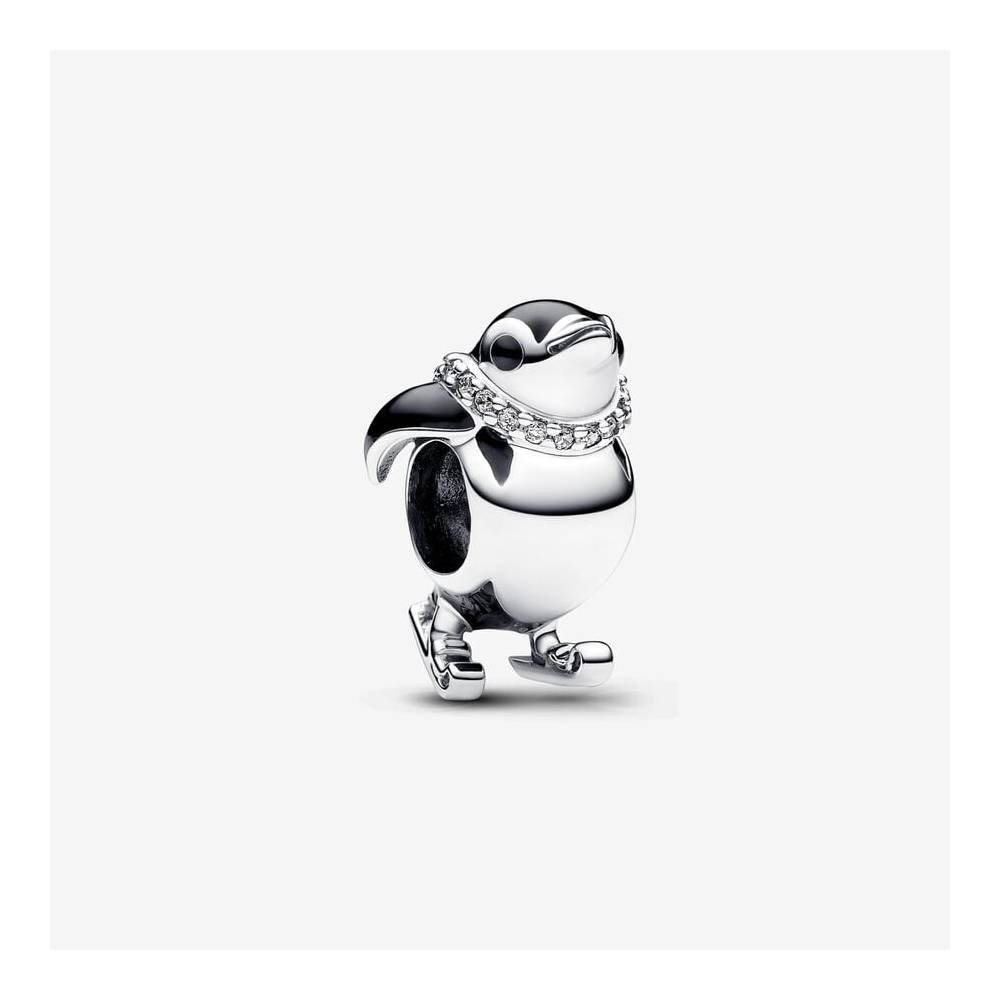 Pandora Charm Pinguino con gli Sci