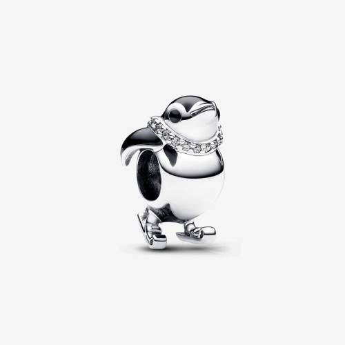 Pandora Charm Pinguino con gli Sci