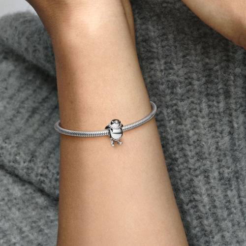 Pandora Charm Pinguino con gli Sci