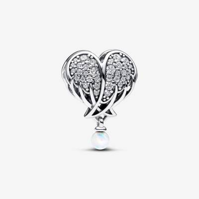 Pandora Charm Cuore Ali d'Angelo