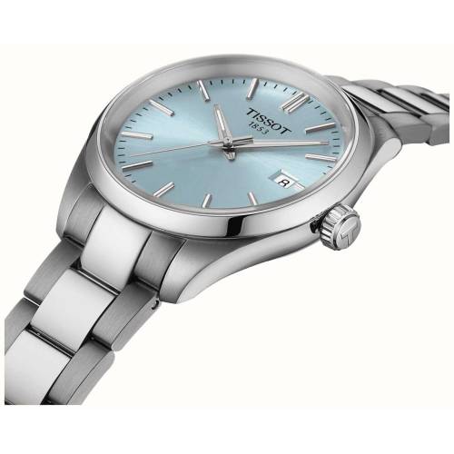 Tissot PR 100 34 mm con Quadrante Blu Ghiaccio