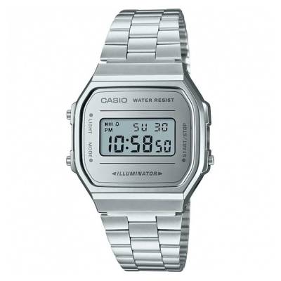 Orologio Casio Vintage con Quadrante Silver Specchiato