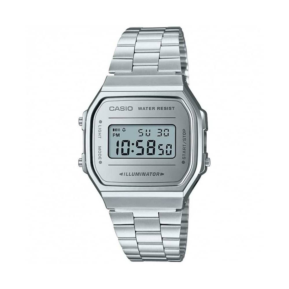 Orologio Casio Vintage con Quadrante Silver Specchiato