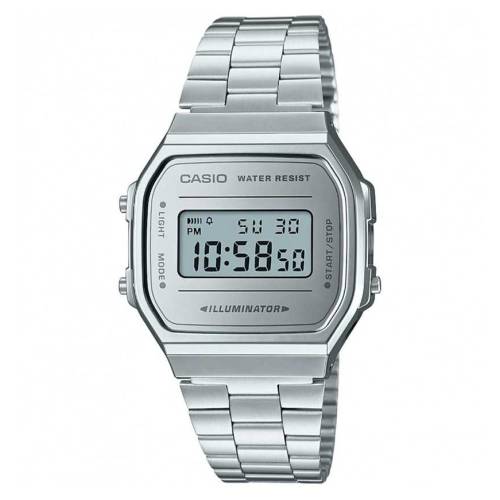 Orologio Casio Vintage con Quadrante Silver Specchiato