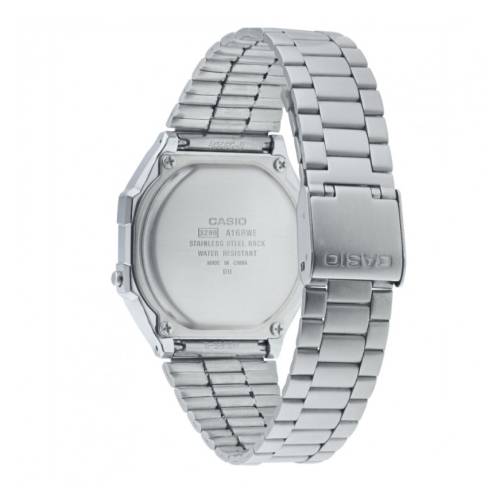 Orologio Casio Vintage con Quadrante Silver Specchiato