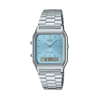 Orologio Casio Vintage con Quadrante Celeste Polvere