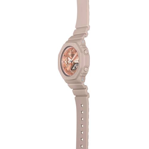 Orologio G-Shock da Donna con Cassa Ottagonale con cinturino Rosa e Quadrante Rosè Specchiato