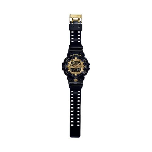 Orologio G-Shock Nero in Resina con Quadrante Dorato