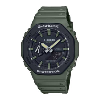 Orologio G-Shock con Cassa Ottagonale Verde con Quadrante Nero