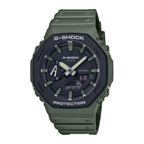 Orologio G-Shock con Cassa Ottagonale Verde con Quadrante Nero