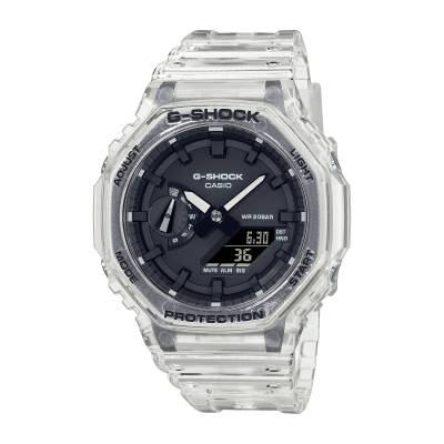 Orologio G-Shock con Cassa Ottagonale Trasparente con Quadrante Nero