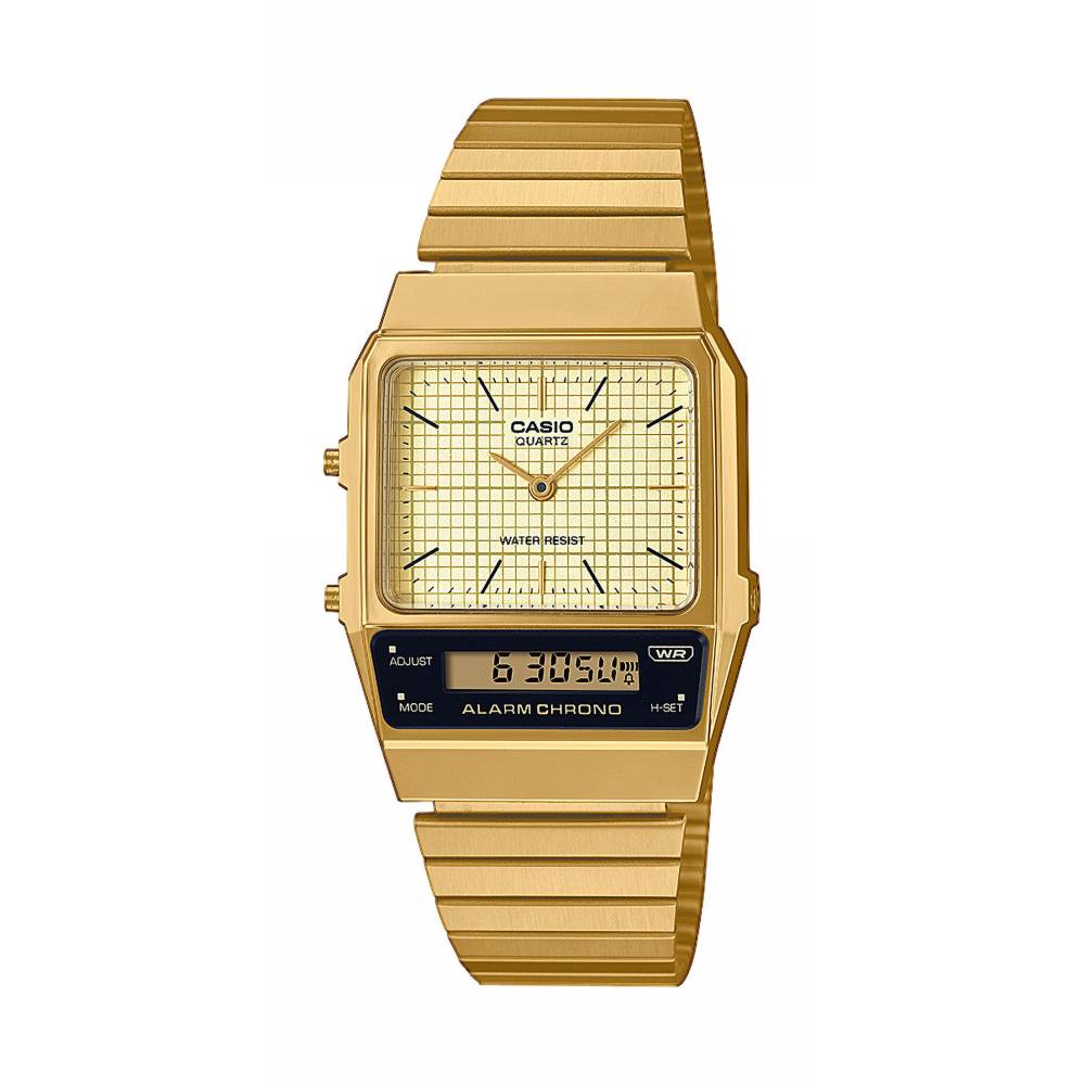 Orologio Casio Vintage Placcato oro Digitale/Analogico