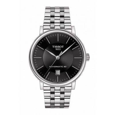 Tissot Carson Premium Powermatic 80 quadrante nero