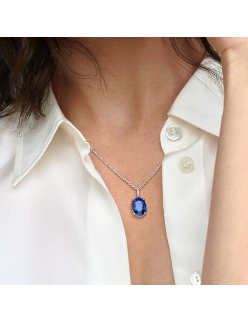 Pandora Collana Pietra Blu