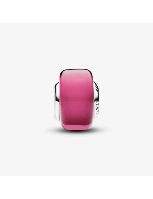 Pandora Charm Mini Vetro di Murano Rosa