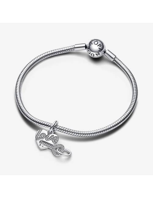 Pandora Charm Pendente Divisibile Cuore e Chiave