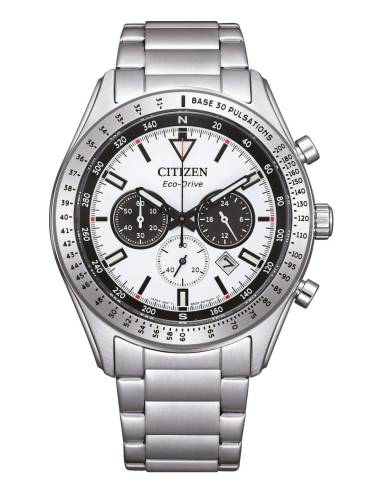 Orologio Citizen Chrono con Quadrante Bianco