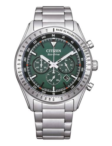 Orologio Citizen Chrono con Quadrante Verde