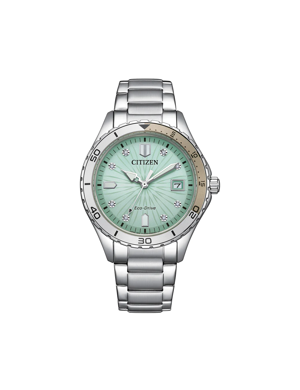 Orologio Citizen da Donna Eco Drive con Quadrante Verdeacqua