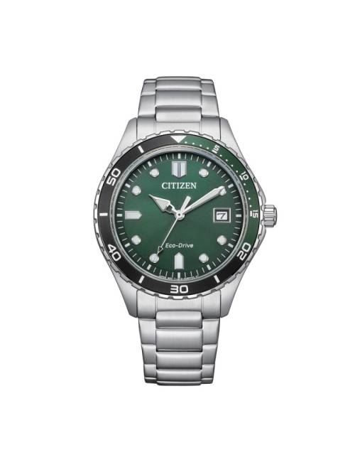 Orologio Citizen Eco Drive sporty unisex verde